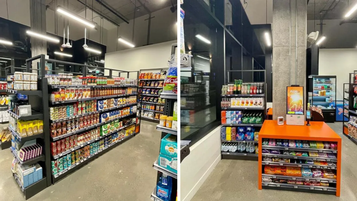 Intérieur du magasin - Allées